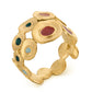 FAVORITA COLORS Ring - Gold - Mellow Monkey