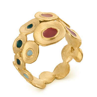 FAVORITA COLORS Ring - Gold - Mellow Monkey