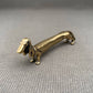 Brass Dachshund Desktop Ornament - 3-in.