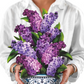 Garden Lilacs - Pop-Up Greeting Card - Mellow Monkey