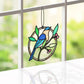 Wishing You Peace Bluebird Suncatcher Card - Mellow Monkey