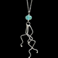 Jellyfish Necklace - Koi Blue - 18-in - Mellow Monkey