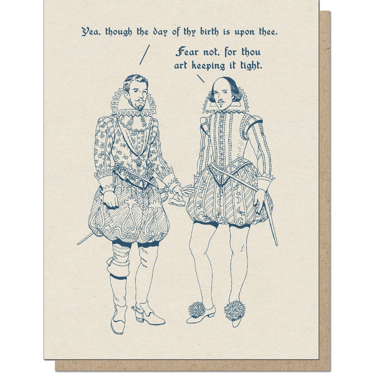 Keeping It Tight - Birthday Greeting Card - Mellow Monkey