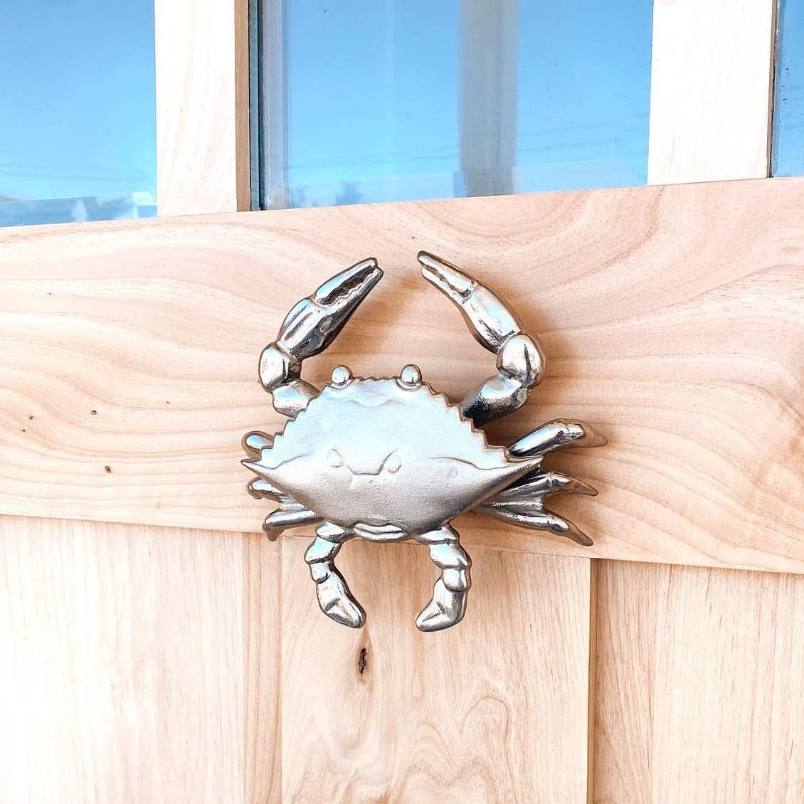 Crab Door Knocker - Nickel Silver - Mellow Monkey