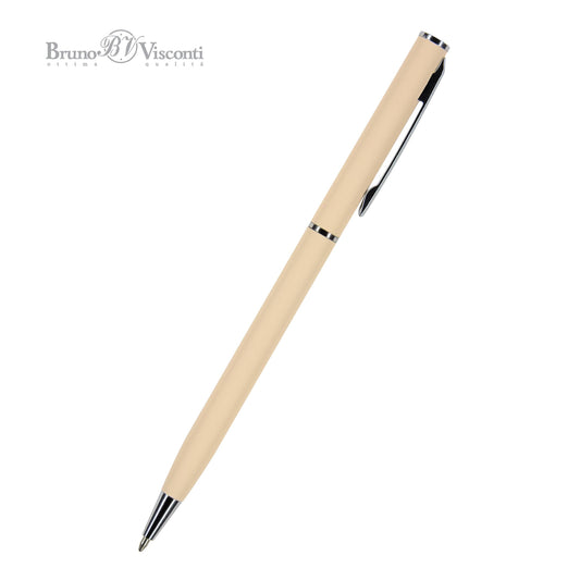 Palermo Palermo Steel Barrel Ballpoint Pen by Bruno Visconti - Peach