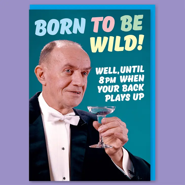 Born To Be Wild - Birthday Greeting Card - Mellow Monkey