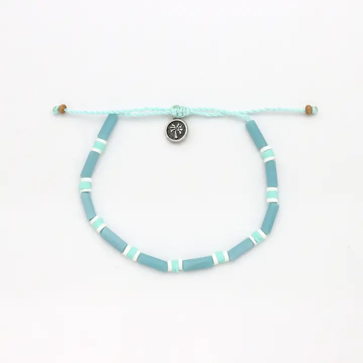 Azure Shores Beaded Anklet - Mellow Monkey