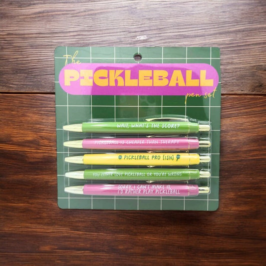 Pickleball - 5 Pen Set - Mellow Monkey