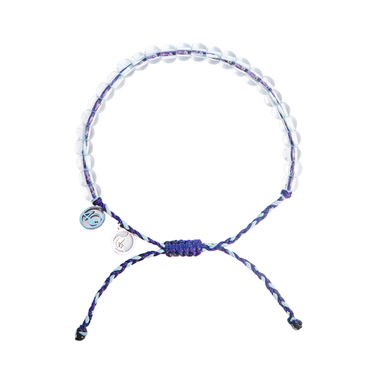 4Ocean Unisex Sailfish Beaded Bracelet - Light Blue & Navy - May 2024 Limited Edition - Mellow Monkey