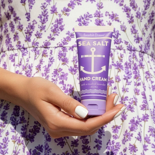 Sea Salt Lavender Hand Cream – Swedish Dream - 3-oz. - Mellow Monkey