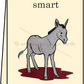 Smart Ass - Greeting Card - Mellow Monkey