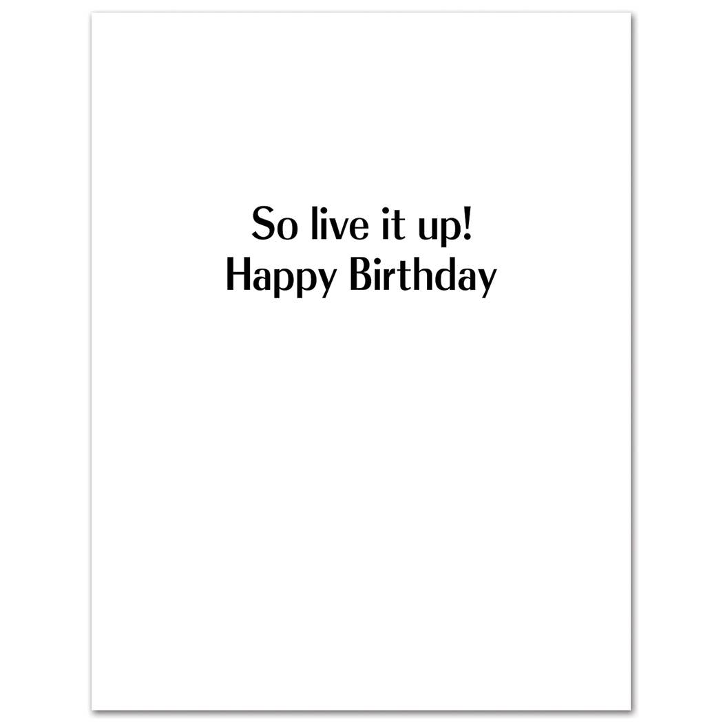 Lotus Live it Up Birthday Card - Mellow Monkey