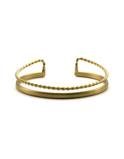 Twisted Cuff Bracelet - Mellow Monkey