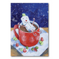 Marshmallow Float Holiday Greeting Card - Pack of 10 - Mellow Monkey