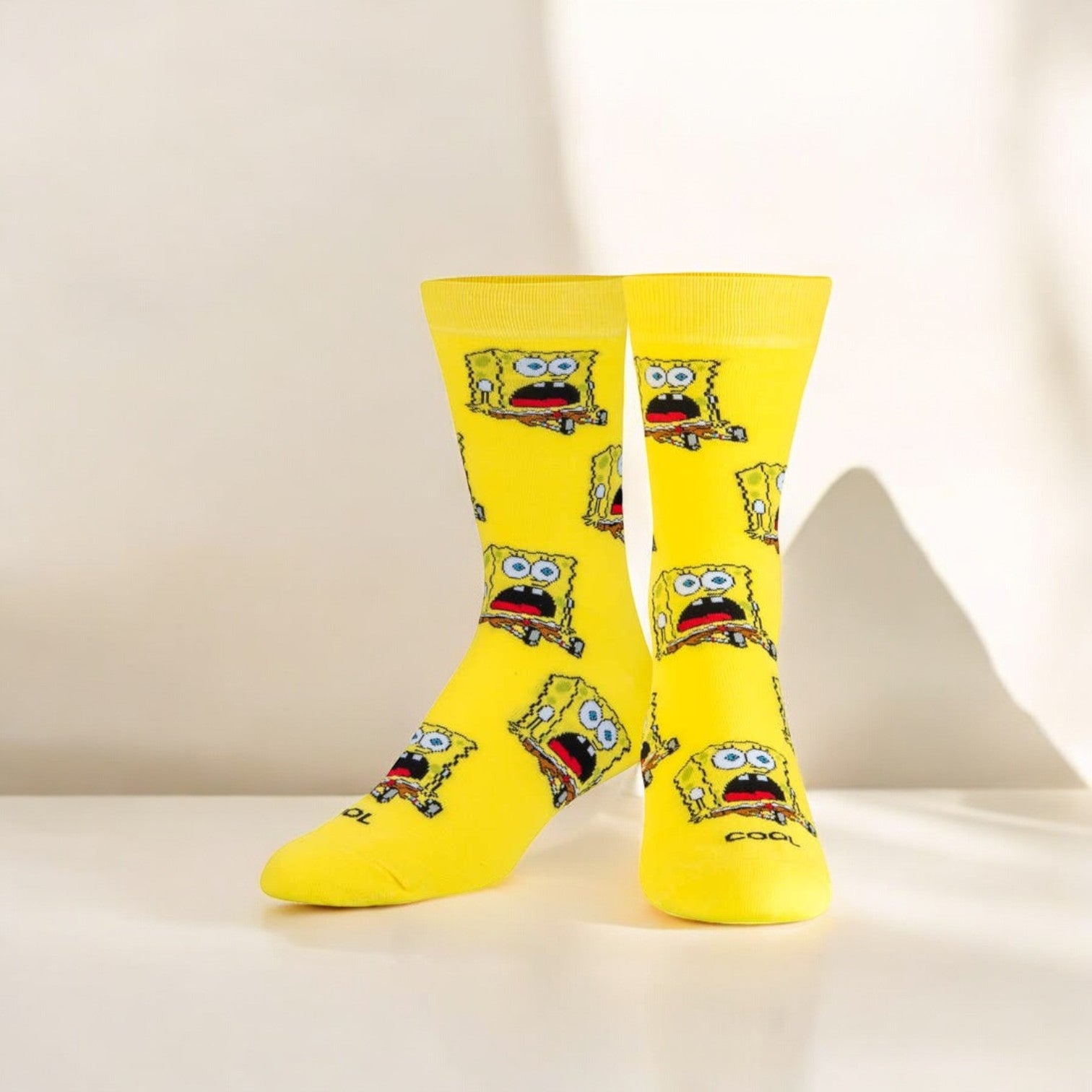 Surprised Bob - Unisex Crew Socks - Mellow Monkey