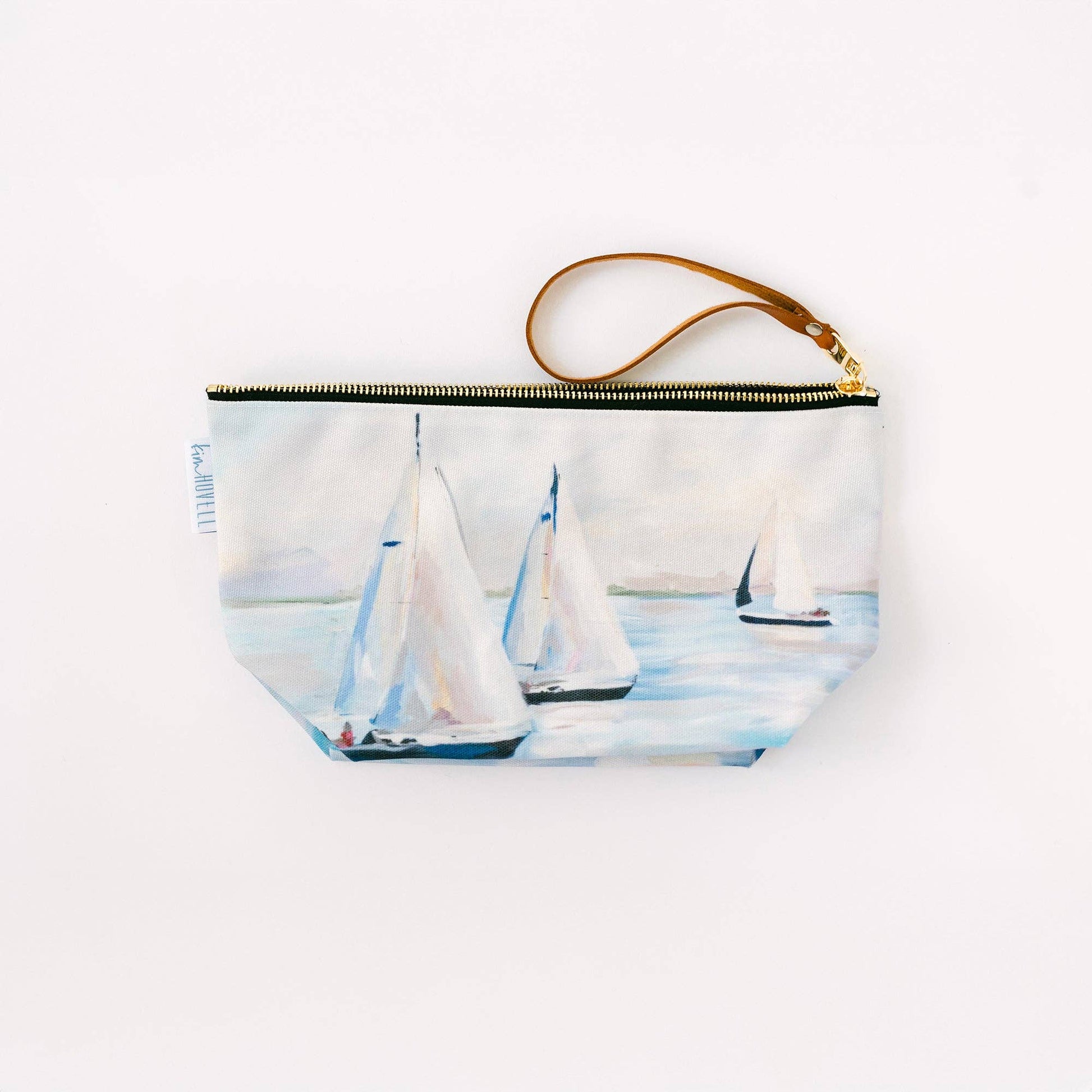 South River Sails Toiletry Bag  - Kim Hovell Art - Mellow Monkey
