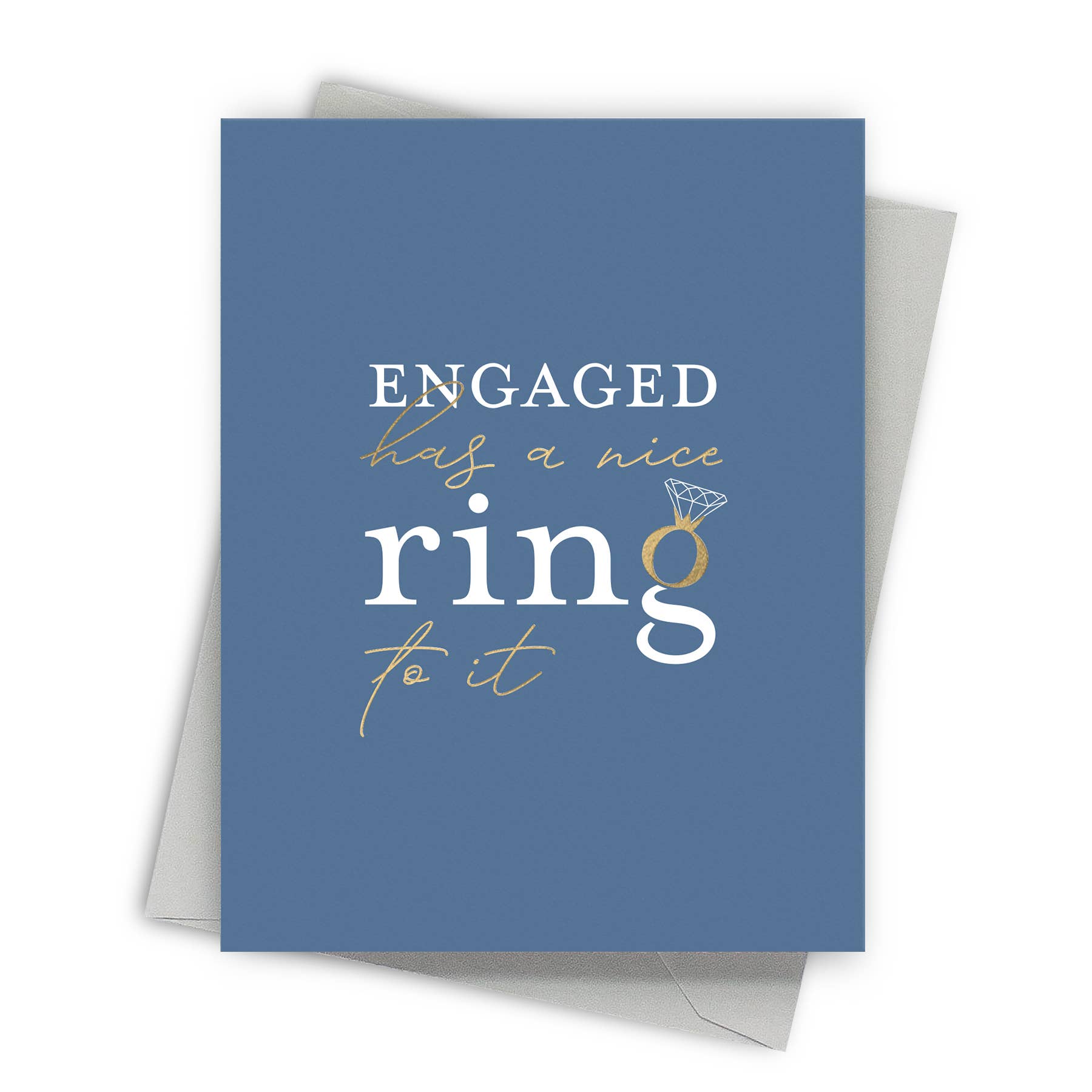 Engaged Has a Nice Ring to It – Engagement Card - Mellow Monkey