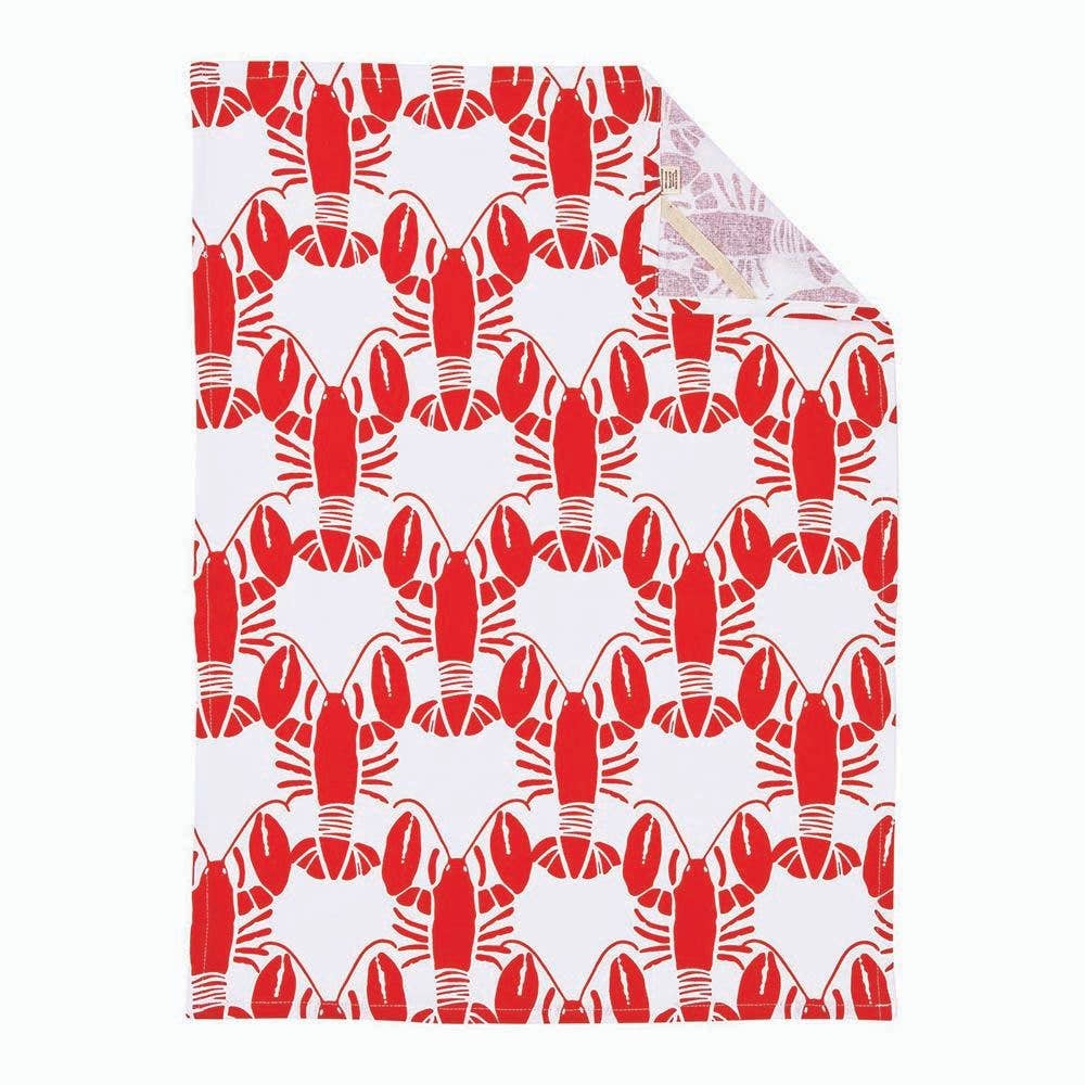 Lobster Waves - Kitchen Towels - Set of 3 - Mellow Monkey