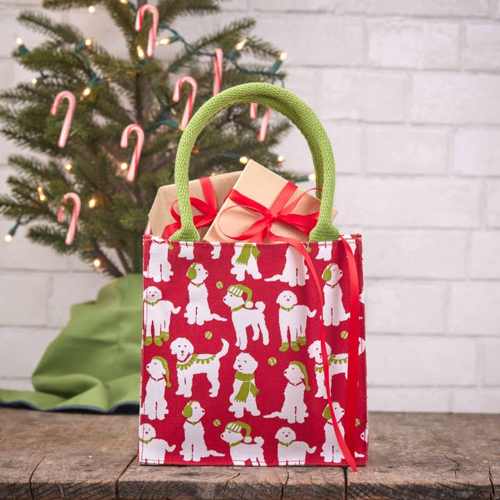 Christmas Marvin Itsy Bitsy Reusable Gift Bag Tote - Mellow Monkey