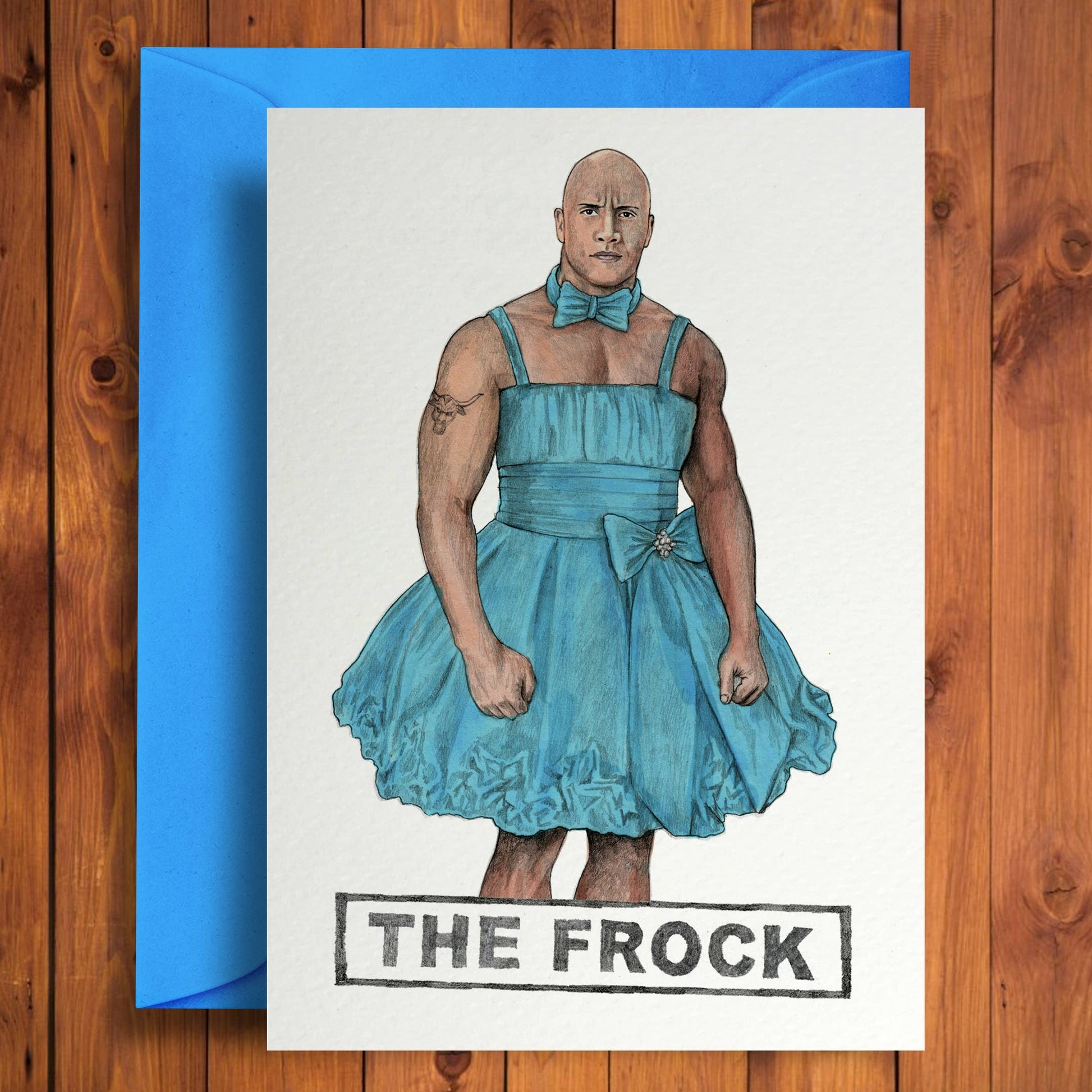 The Rock Frock - Greeting Card - Mellow Monkey