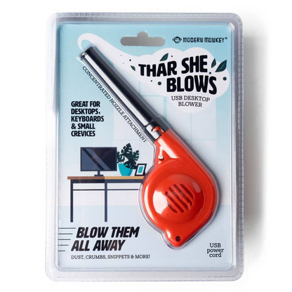 Modern Monkey® Thar She Blows USB Desktop Blower - Mellow Monkey