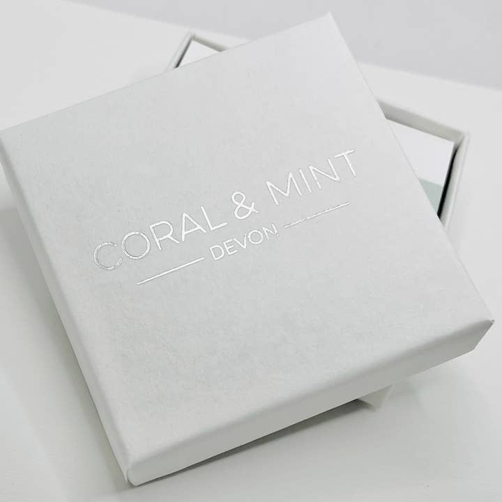 Coral and Mint- Mini Lilac Enamel Studs - Mellow Monkey