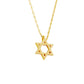 Gold-Dipped Vintage Star Shaped Pendant Necklace - Mellow Monkey