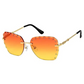 Orange Diamond Cut Sunglasses - Mellow Monkey