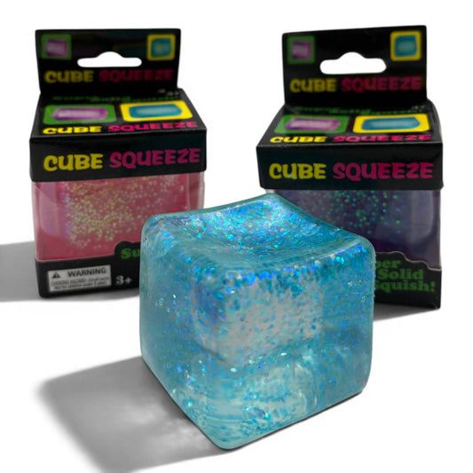 Glitter Squishy Cube - 2-in