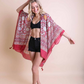 Tapestry Tassel Moroccan Kimono-Red Lavender - Mellow Monkey