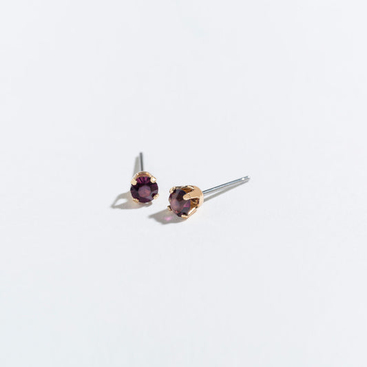 February - Birthstone Ear Sense Earrings - Pink - Mellow Monkey