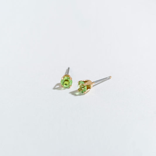August - Birthstone Ear Sense Earrings - Green - Mellow Monkey