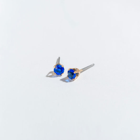 September - Birthstone Ear Sense Earrings - Blue - Mellow Monkey
