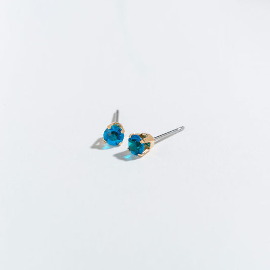 December - Birthstone Ear Sense Earrings - Blue - Mellow Monkey