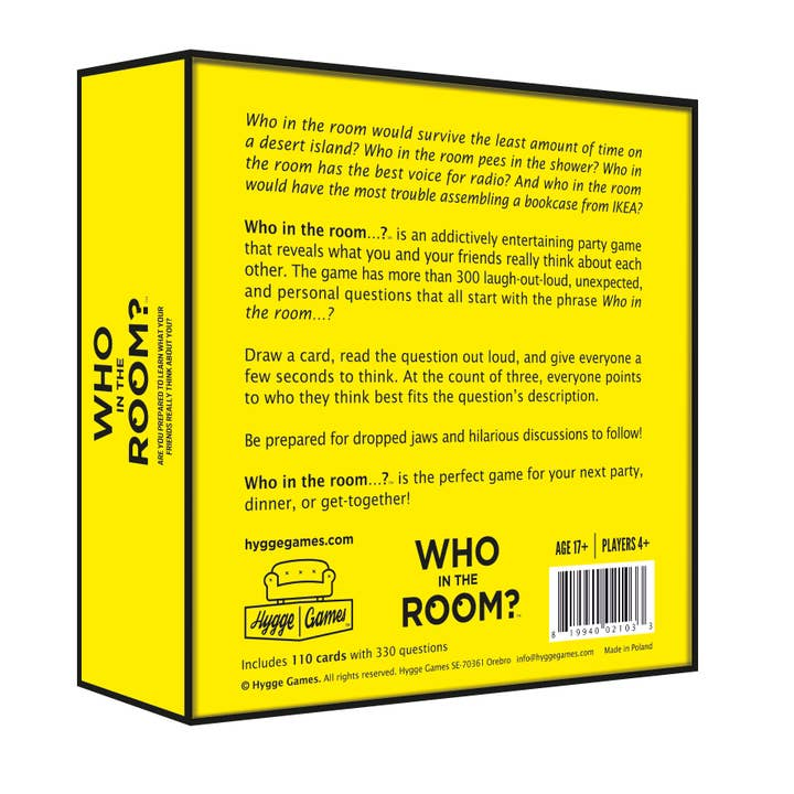 Who In The Room? Card Game - Mellow Monkey