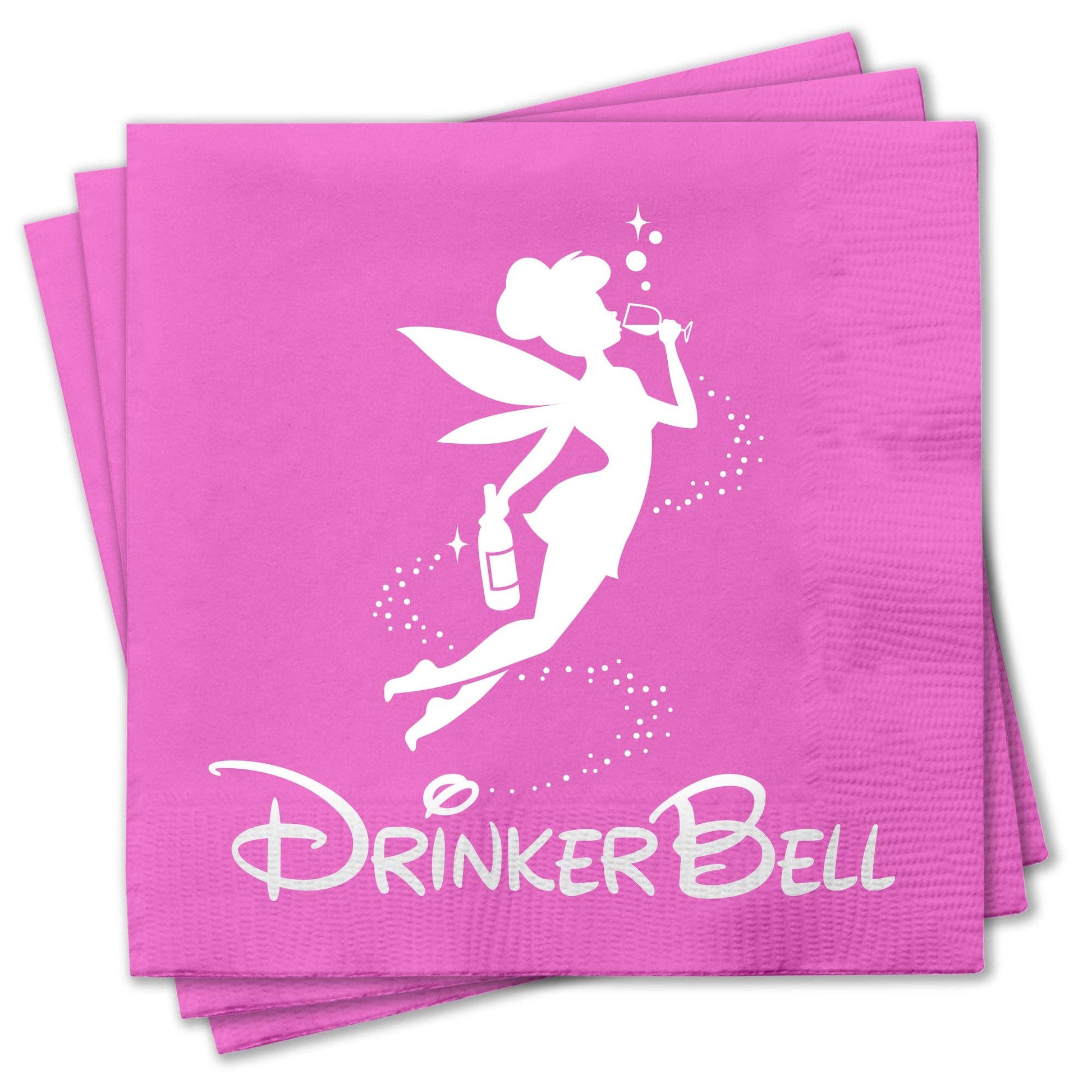 Drinker Bell - Cocktail Napkins - 25-ct - Mellow Monkey