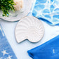 Sea Tidbit Plate - Nautilus Shell - 4-in - Mellow Monkey