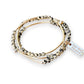 Gemstone Triple Wrap Bracelet - Dalmatian Jasper - Mellow Monkey