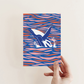 Leaping Whale Greeting Card - Mellow Monkey