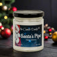 Santas Pipe Holiday Candle - Funny Cherry Tobacco Scented - Mellow Monkey