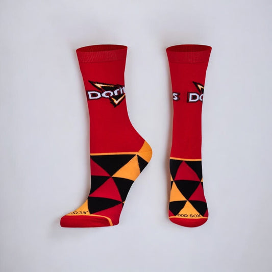 Doritos Nacho Cheese - Crew Socks - Medium - Mellow Monkey