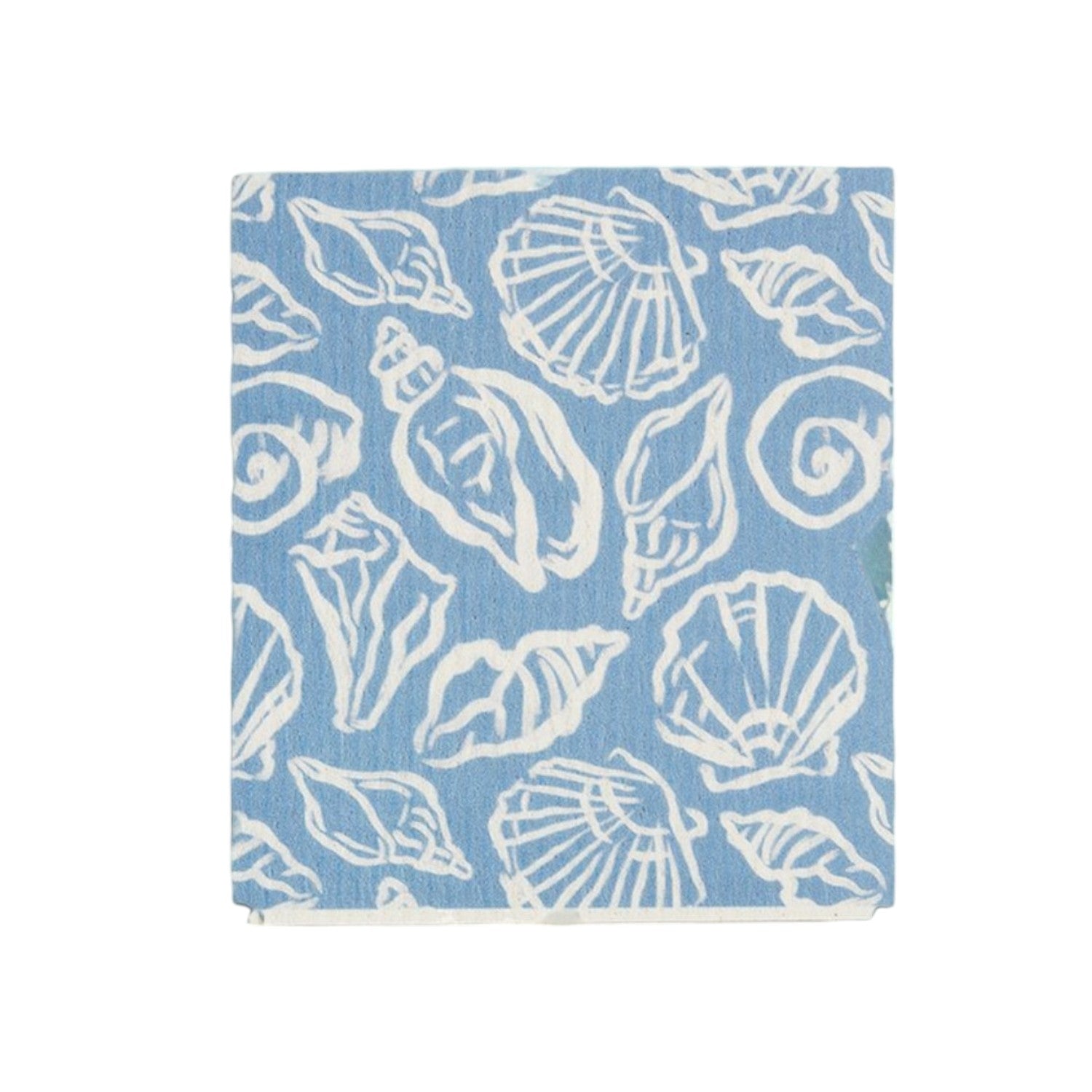 White Shells - Ocean Swedish Dishcloth - Mellow Monkey