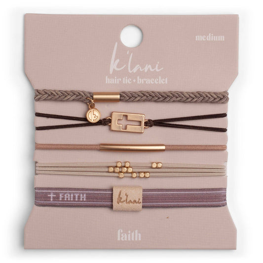 Faith - Hair Tie Bracelets - Small