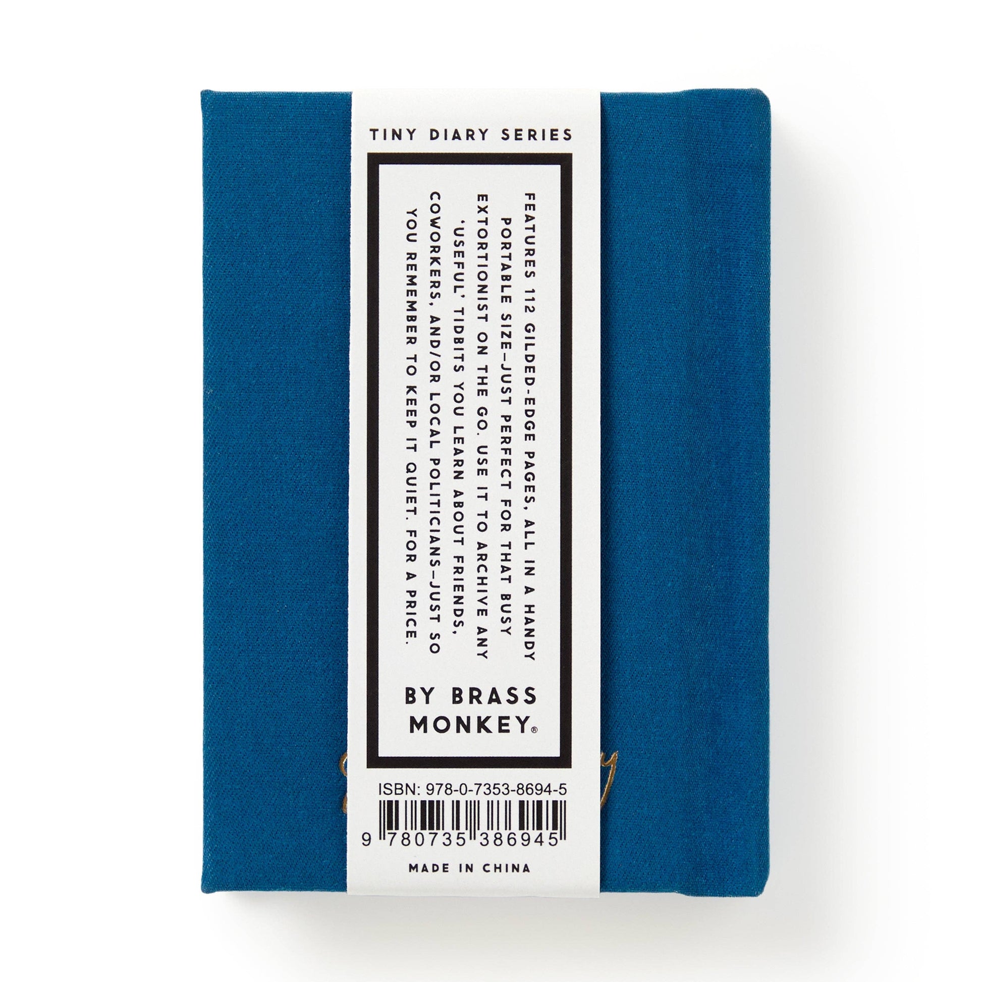 Future Blackmail Tiny Diary - Brass Monkey - Mellow Monkey
