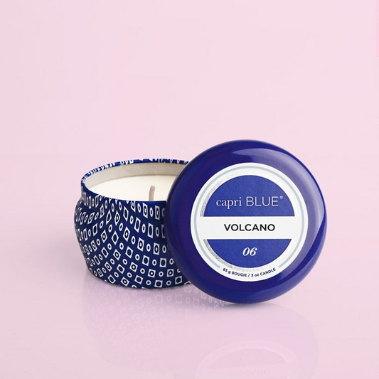 Volcano - Signature Printed Mini Tin Candle - 3-oz. - Mellow Monkey