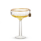 Elegant Champagne Coupe Ornament - 4-1/2-in - Mellow Monkey