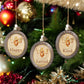 Bee Happy Charm Ornament - 3-in - Mellow Monkey