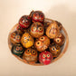 Mini Owl Gourd Ornament - 2-in