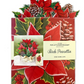 Birch Poinsettia - Pop-Up Flower Bouquet Greeting Card - Mellow Monkey