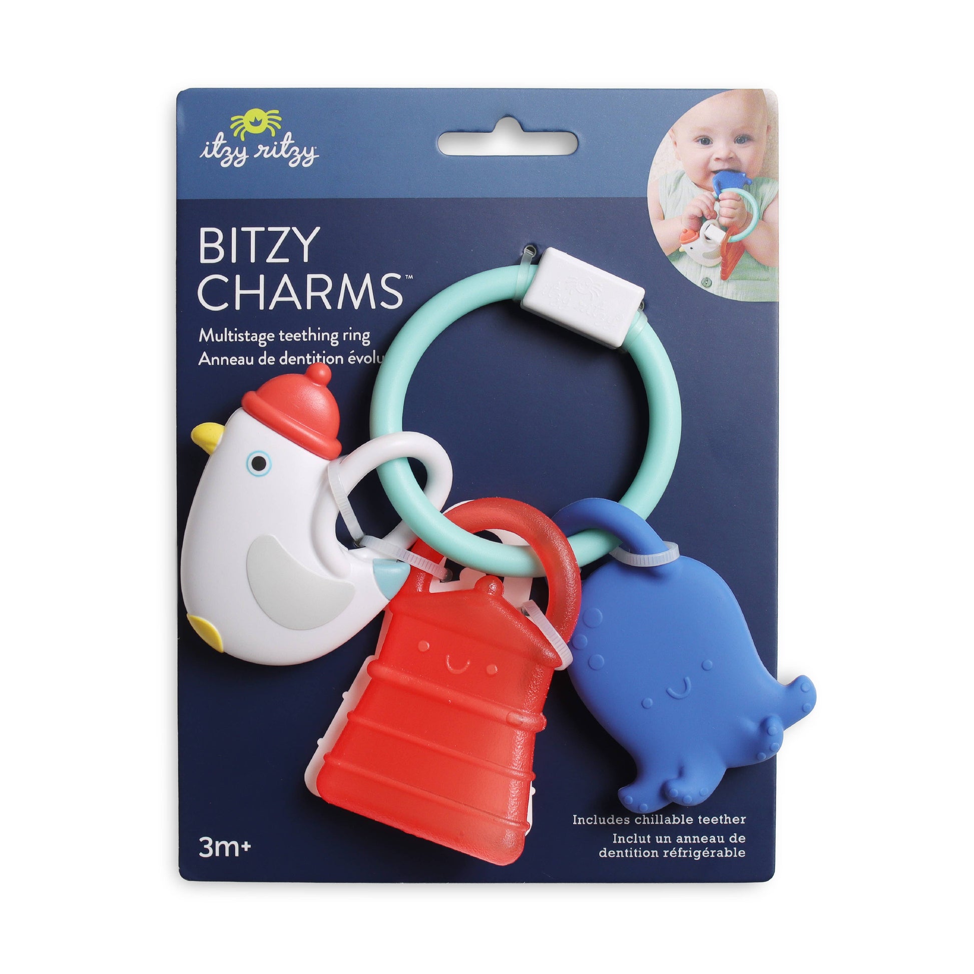 Bitzy Charms™ - Teether - Mellow Monkey